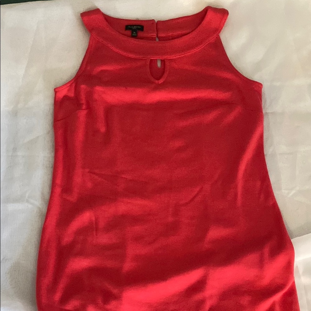 Elegant Red Sleeveless Top